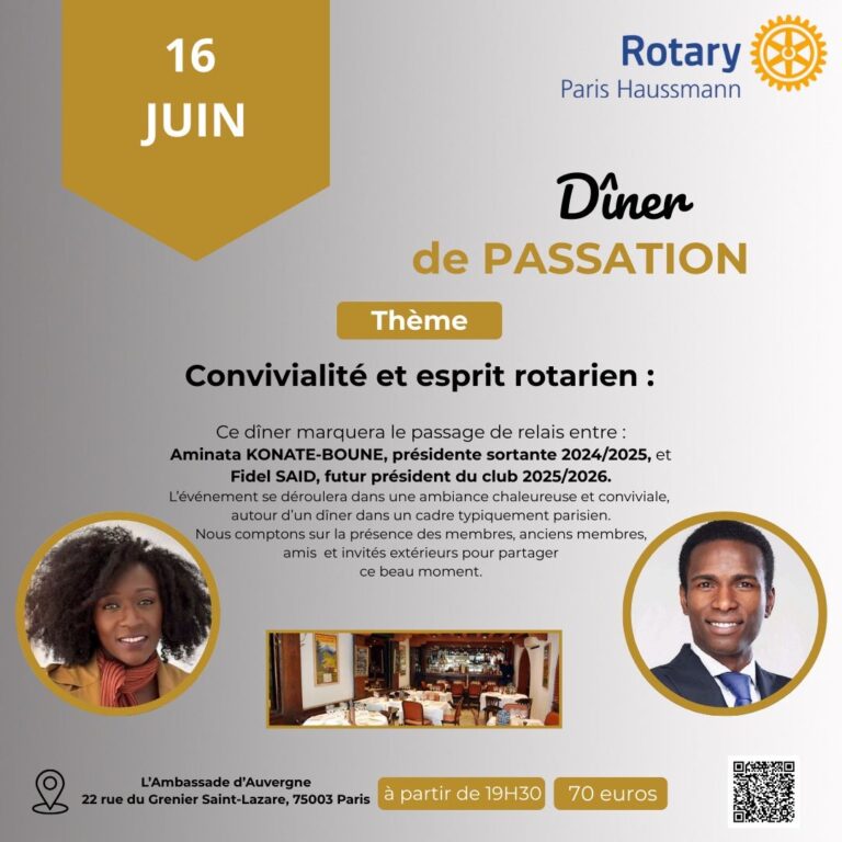 diner passation 2025