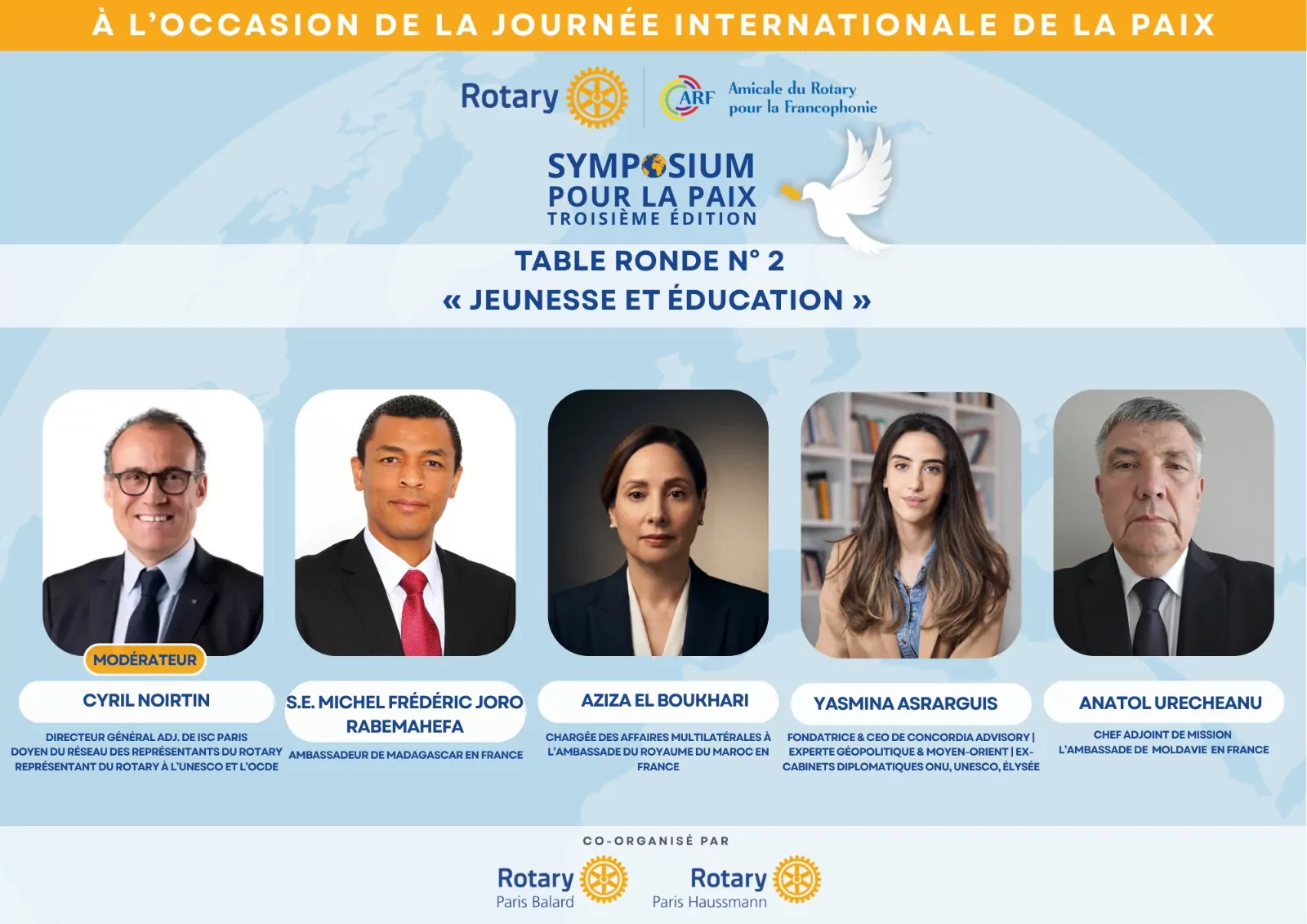 symposium pour la paix 1